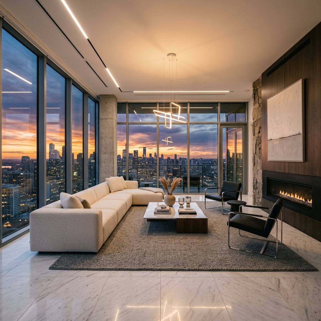 Modern Penthouse Interior